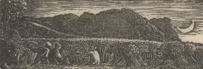 Szüret a félhold alatt alkotó: Samuel Palmer