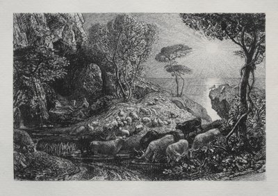 Moeris és Galatea, 1883. alkotó: Samuel Palmer