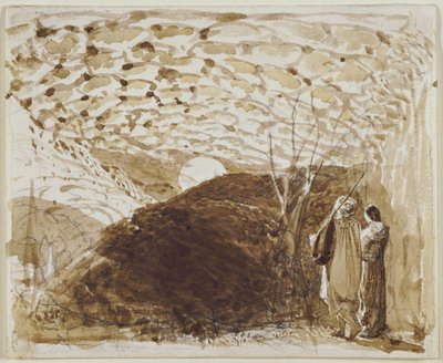 Holdfényes táj alkotó: Samuel Palmer
