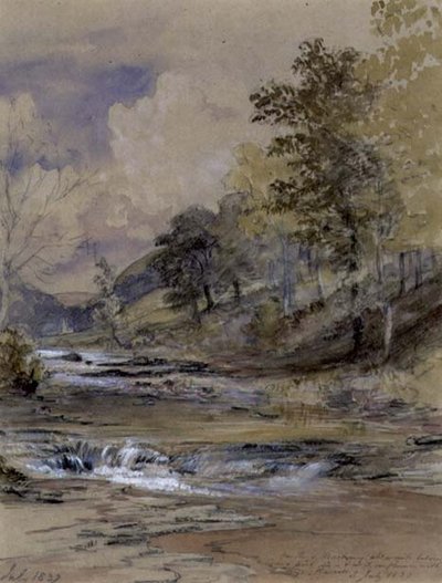 A Machwy folyón, Wales alkotó: Samuel Palmer