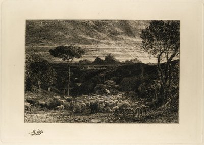 A karám kinyitása, avagy Kora reggel alkotó: Samuel Palmer