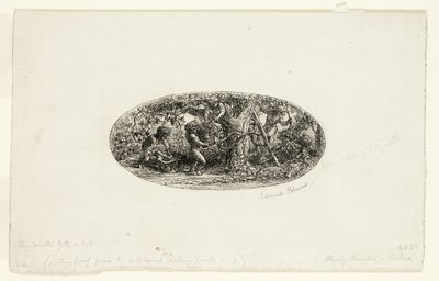Kövér Bacchus alkotó: Samuel Palmer