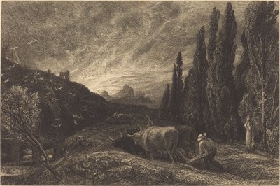 A korai szántó alkotó: Samuel Palmer
