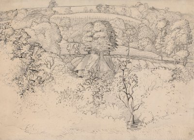 A primitív kunyhó, Shoreham alkotó: Samuel Palmer