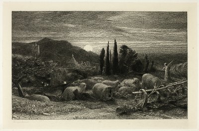 A felkelő hold alkotó: Samuel Palmer