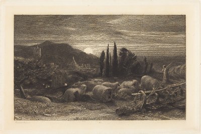 A felkelő hold alkotó: Samuel Palmer
