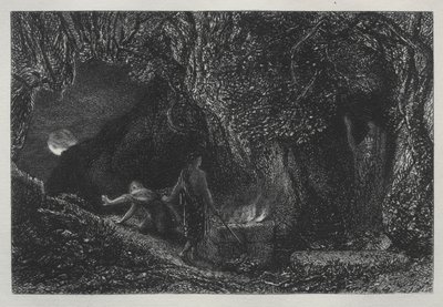 A sír, 1883. alkotó: Samuel Palmer
