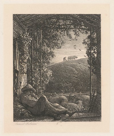 Az alvó pásztor alkotó: Samuel Palmer