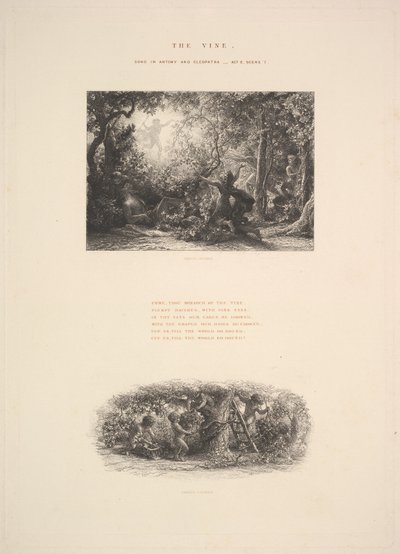 A szőlő, avagy dundi bakchus, 1880. alkotó: Samuel Palmer