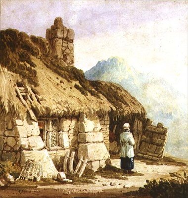 Dartmoor kunyhó alkotó: Samuel Prout