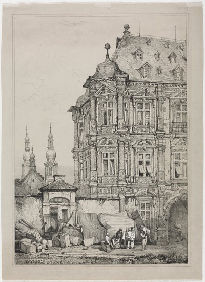 Martinsburg kastélya, Mainz, Németország alkotó: Samuel Prout