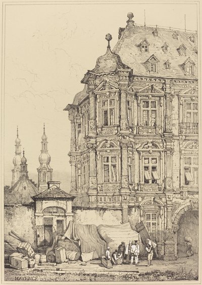 Martinsburg kastély, Mainz alkotó: Samuel Prout