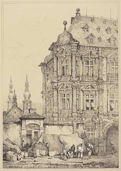 Martinsburg kastély, Mainz alkotó: Samuel Prout