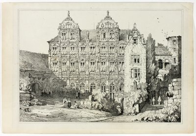 A heidelbergi kastély része alkotó: Samuel Prout