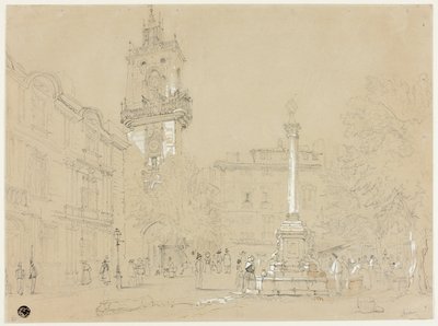 Aix-en-Provence-i tér alkotó: Samuel Prout