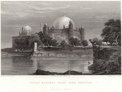 Mahomed Shah szultán sírja Beejapore-ban alkotó: Samuel Prout