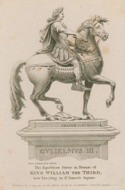 III. Vilmos király lovas szobra alkotó: Samuel Rawle
