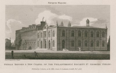 Female Reform und New Chapel of the Philanthropic Society alkotó: Samuel Rawle