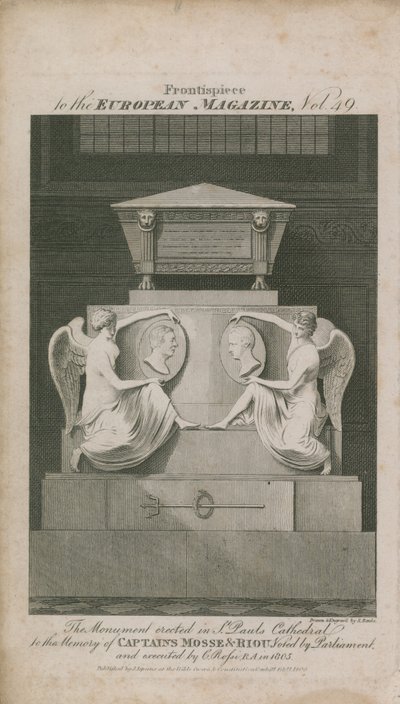 A Szent Pál-székesegyházban felállított emlékmű alkotó: Samuel Rawle