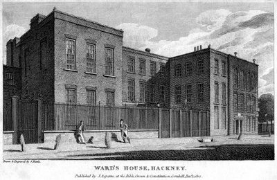Wards House, Hackney, London, 1805. alkotó: Samuel Rawle