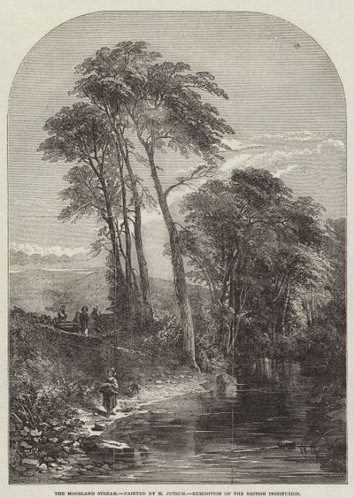 A Moorland Stream, a brit intézmény kiállítása alkotó: Samuel Read