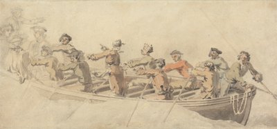 Egy hajó csónakja alkotó: Samuel Scott