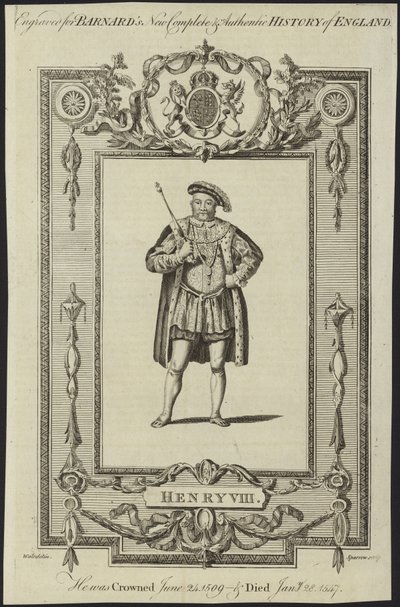 VIII. Henrik angol király alkotó: Samuel Wale