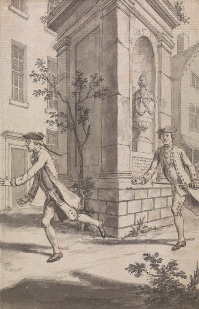 The Pursuit (valószínűleg a The Tyburn Chronicle terve) alkotó: Samuel Wale