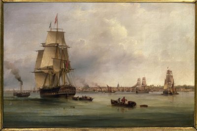 Samuel Walters, Die Thames ’/ festmény, 19. század alkotó: Samuel Walters