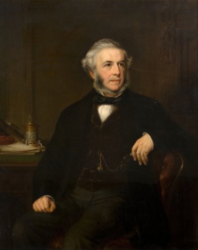 George Richards Elkington portréja 1800-1865, 1865. alkotó: Samuel West