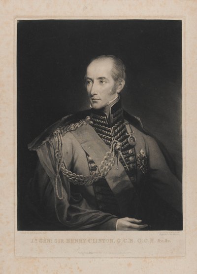 Sir Henry Clinton altábornagy, vésette Samuel William Reynolds I (1773-1835) 1827. május 1. alkotó: Samuel William II Reynolds