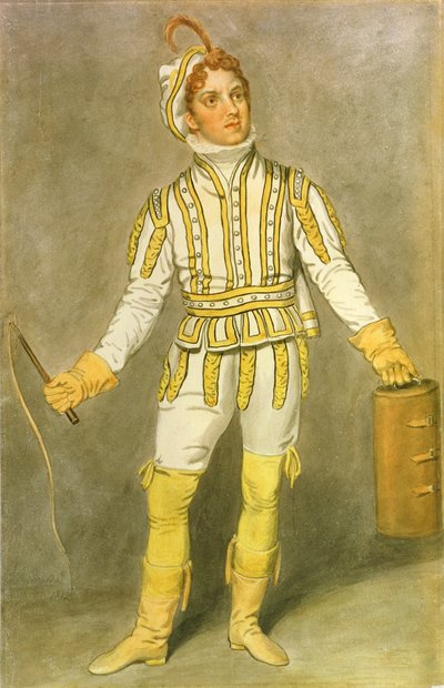 John Pritt Harley (1786-1858) Pedrillo szerepében John O