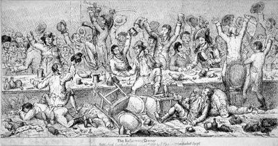 A reformátorok vacsorája, 1809 alkotó: Samuel de Wilde