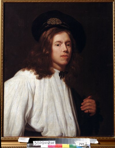 ""Autoportré" (önarckép) Peinture de Samuel Dirksz van Hoogstraten (1627-1678) 17eme siecle Musee des Beaux Arts Ivan Kramskoy (ou Kramskoi) a Voronej (Voronyezs), Oroszország. alkotó: Samuel van Hoogstraten