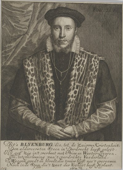 Adriaan van Blyenburg, Schobbeland ura portréja alkotó: Samuel van Hoogstraten