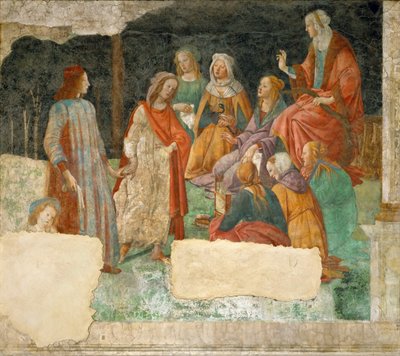 Egy fiatal férfit bemutatnak a hét szabad művészetnek alkotó: Sandro Botticelli
