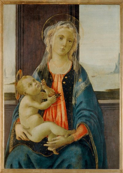 Tengeri Madonna (tempera, fa) alkotó: Sandro (1444/5-1510) Botticelli