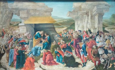 A mágusok imádása alkotó: Sandro Botticelli