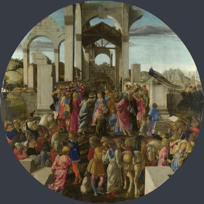 A mágusok imádása alkotó: Sandro Botticelli