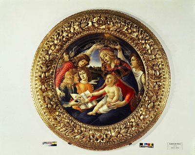 Magnificat Madonna és öt angyal (tondo) - 1481-1483 alkotó: Sandro Botticelli