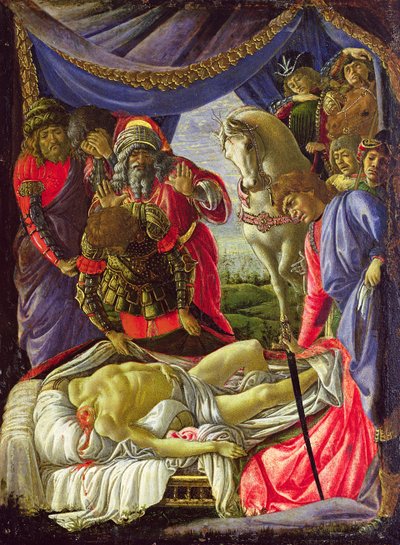 Holofernész testének felfedezése (tempera a panelen) alkotó: Sandro Botticelli