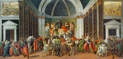 Virginia története, 1500 körül (tempera a panelen) alkotó: Sandro Botticelli