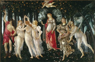 A rugó (Részletek) - tempera onwood alkotó: Sandro Botticelli