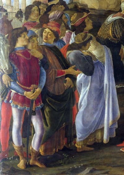 A bölcsek imádása részlet alkotó: Sandro Botticelli