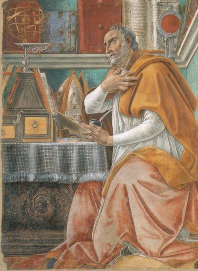 Der Heilige Augustinus von Sandro Botticelli