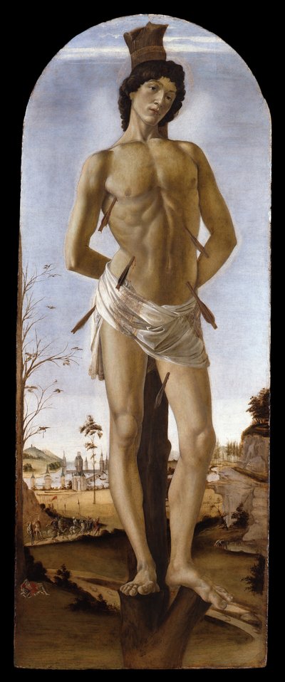 Szent Szent Sebestyén alkotó: Sandro Botticelli