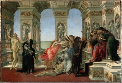 Apelles rágalmazása alkotó: Sandro Botticelli