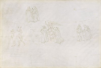 Rajzok Dante „Isteni színjátékához” (Purgatórium 17.) alkotó: Sandro Botticelli