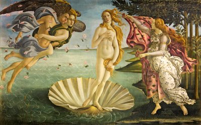 Olasz: Vénusz születése Vénusz születése alkotó: Sandro Botticelli