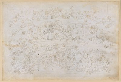 A Divina Commedia, Inferno XXXIII. A pokol kilencedik köre (Cocytus), 3. szakasz: Ugolino gróf bűnbánati beszámolója; a vendégszeretetet megsértő árulók büntetése a Ptolemäa jégében alkotó: Sandro Botticelli